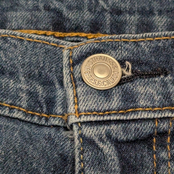 Levi's 505 Regular Fit Jeans, Blue, Size 34W 34L - Picture 4 of 11